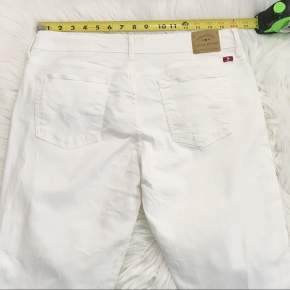 Lucky Brand Sweet ‘N Straight White Denim Jeans 8 - Picture 4 of 8